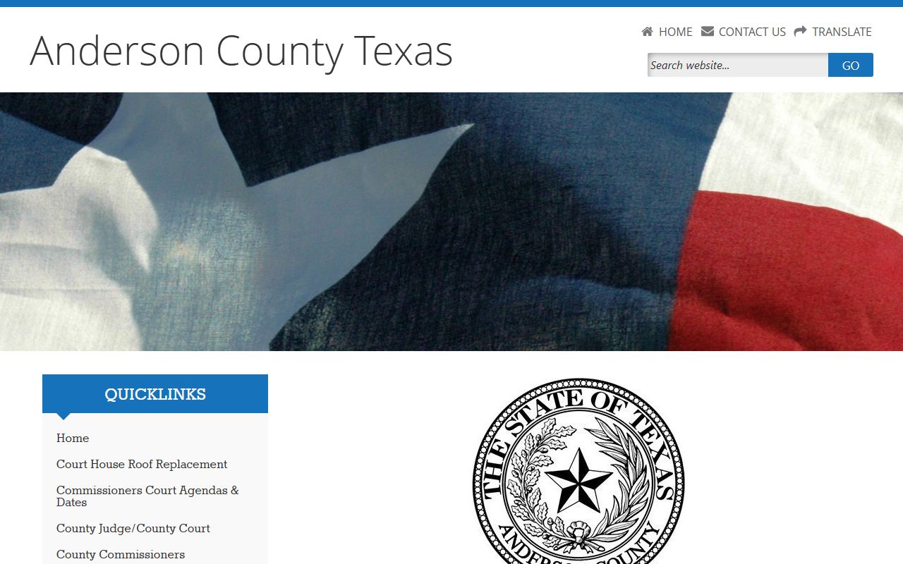Anderson County Clerk office DUI DWI records Palestine Texas