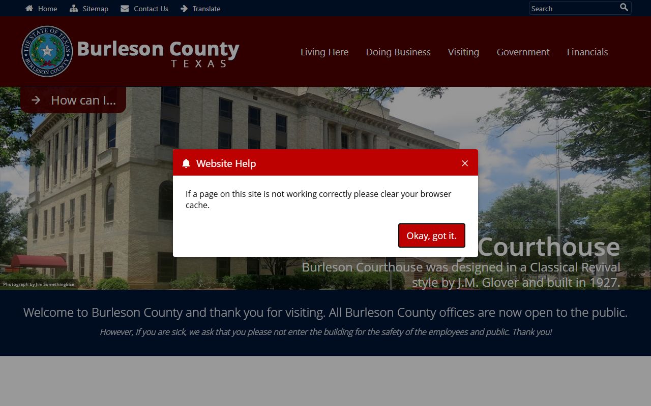 Burleson county DWI records Burleson County District Clerk official portal