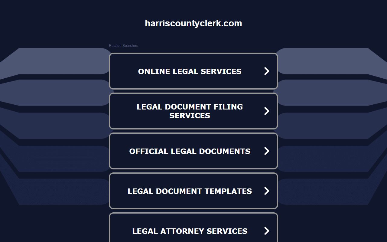 Harris county DWI records Harris County Clerk official government portal